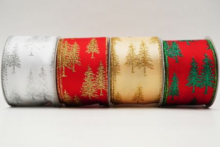 Glittery Christmas-Tree Ribbon